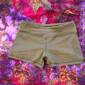 IAB Spandex shorts green